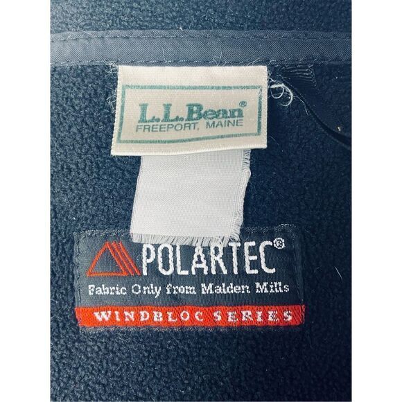 LL Bean Windblock Fleece purple Size L - Picture 8 of 8